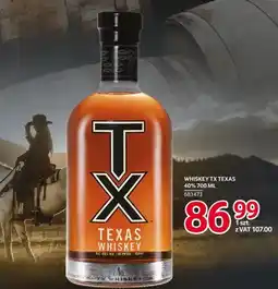 Selgros Whisky TX TEXAS 40% oferta