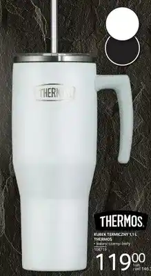 Selgros Kubek termiczny Thermos 1.1L czarny/biały oferta
