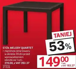 Selgros Stół Melody Quartet oferta