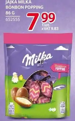 Selgros Czekolada jajka Milka Bonbon Popping oferta