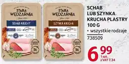 Selgros Schab lub szynka krucha plastry Stara Wędżarnia oferta