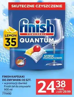 Selgros Kapsułki do zmywarki Finish Quantum 35 szt oferta