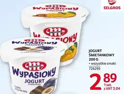 Selgros Jogurt śmietankowy Mlekovita 200 g wszystkie smaki oferta