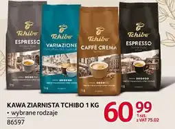 Selgros Kawa ziarnista Tchibo 1 kg wybrane rodzaje oferta