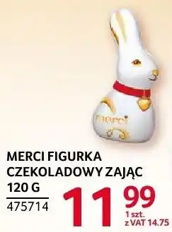Selgros Figurka czekoladowy zając Merci oferta
