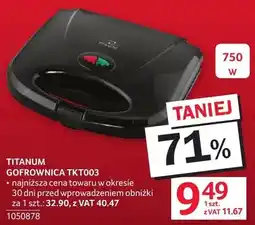 Selgros Gofrownica TITANUM TK003 oferta