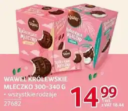 Selgros Czekolada Wawel Królewskie Mleczko 300-340 g wszystkie rodzaje oferta