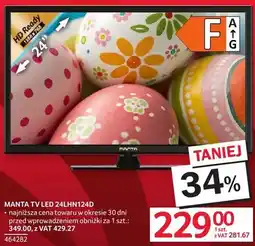 Selgros Telewizor MANTA TV LED 24L HNH24D oferta