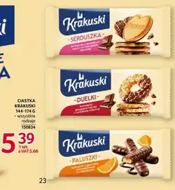 Selgros Ciastka Krakuski 144-174 g wszystkie rodzaje oferta