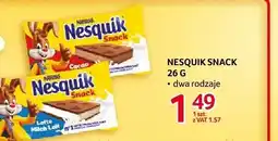 Selgros Baton Nesquik Snack 26 g dwa rodzaje oferta