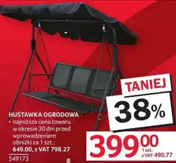 Selgros Huśtawka ogrodowa oferta