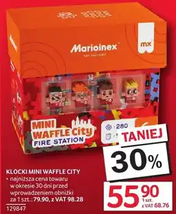 Selgros Klocki MINI WAFFLE CITY FIRE STATION MARIONEX oferta