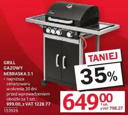 Selgros Grill gazowy Nebraska 3.1 oferta