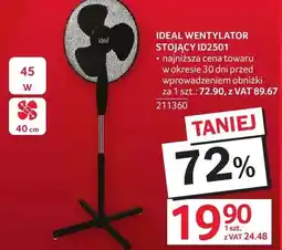 Selgros Wentylator stojący IDEAL ID2501 oferta