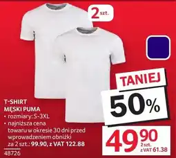 Selgros T-shirt męski Puma rozmiary S-3XL oferta