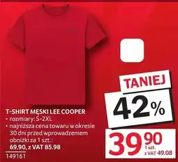 Selgros T-shirt męski Lee Cooper rozmiary S-2XL oferta