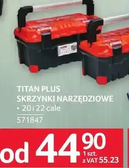 Selgros Skrzynki narzędziowe Titan Plus oferta