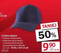 Selgros Czapka męska rozmiar uniwersalny oferta