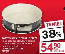 Selgros Tortownica 28 cm dr. oetker oferta