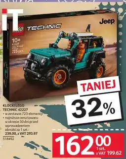 Selgros Klocki LEGO TECHNIC 42227 w zestawie 723 elementy oferta
