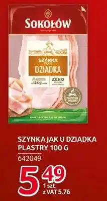 Selgros Szynka jak u dziadka plastry Sokołów oferta