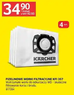 Selgros Fizelinowe worki filtracyjne KFI 357 Kärcher oferta