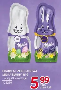 Selgros Czekolada figurka czekoladowa Milka Bunny oferta