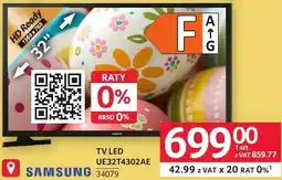 Selgros Telewizor TV LED UE32T4302AE oferta