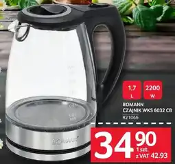 Selgros Czajnik elektryczny Bomann WKS 6032 CB oferta