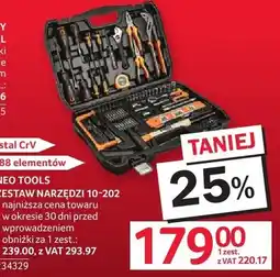 Selgros Zestaw narzędzi NEO TOOLS 10-202 oferta