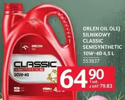 Selgros Olej silnikowy Classic Semisynthetic 10W-40 4.5L Orlen oferta