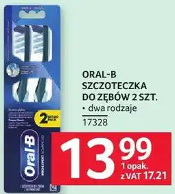 Selgros Szczoteczka ORAL-B do zębów 2 szt oferta