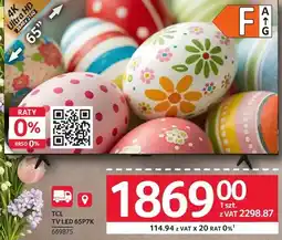 Selgros Telewizor TCL LED 65P7K oferta