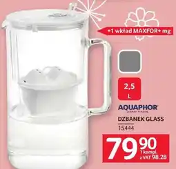 Selgros Dzbanek filtrujący Aquaphor Glass oferta