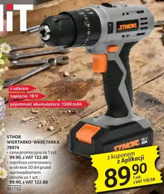 Selgros Wiertarko-wkrętarka Sthor oferta