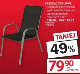 Selgros Krzesło stalowe oferta