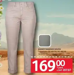 Selgros Jeansy damskie Davos oferta