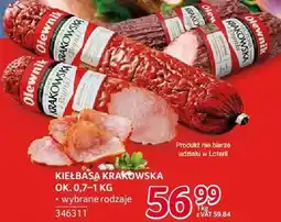 Selgros Kiełbasa krakowska Olewnik oferta