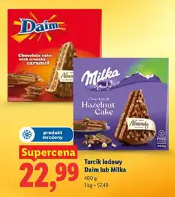 Lidl Torcik lodowy Daim oferta
