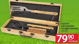 Selgros Zestaw akcesoriów do grillowania oferta