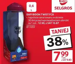 Selgros Bidon twist DAFI FCB oferta