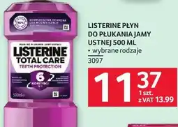 Selgros Płyn do płukania jamy ustnej LISTERINE Total Care oferta