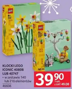 Selgros Klocki LEGO ICONIC 40808 LUB 40747 w zestawie 140 lub 216 elementów oferta