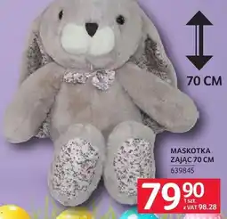 Selgros Maskotka zając 70 cm oferta