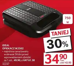 Selgros Opiekacz IDEAL IK2502 oferta