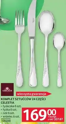 Selgros Komplet sztućców Celestia 24 części Gerlach oferta