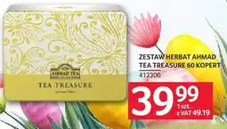 Selgros Zestaw herbat Ahmad Tea Treasure 60 kopert oferta