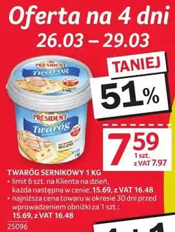 Selgros Twaróg sernikowy Pregradem oferta