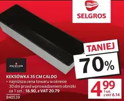 Selgros Keksówka 35 cm CALDO oferta