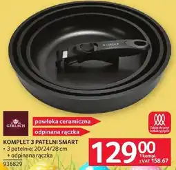 Selgros Komplet 3 patelni GERLACH I-SMART 20/24/28 CM oferta